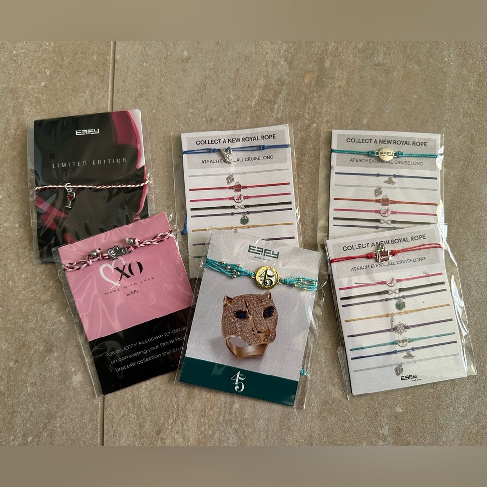 Effy Rope Bracelet Lot - Royal Caribbean